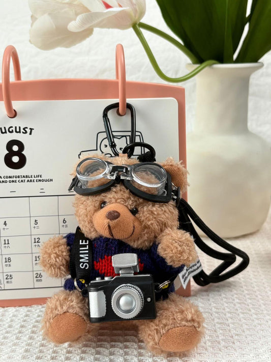 Adventure Teddy Keychain